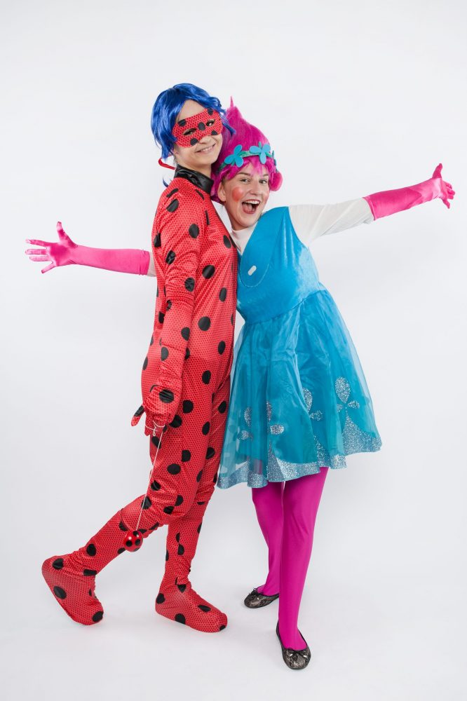 Ladybug ir Trolė Popė - personažai, animatoriai